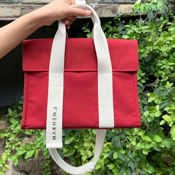 NWT Marhen J Roy Mini Canvas Tote Bag - Picture 7 of 9